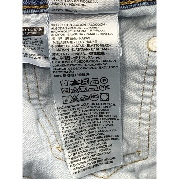 Levi's 505 Denim Jeans Men's Straight Regular Fit Blue Medium Wash Size 32X32 - Picture 14 of 16